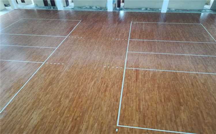 學校運動籃球地板雙層龍骨結(jié)構(gòu)