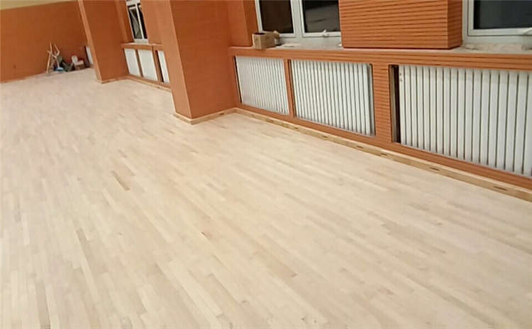 比賽場館實木運動地板施工工藝