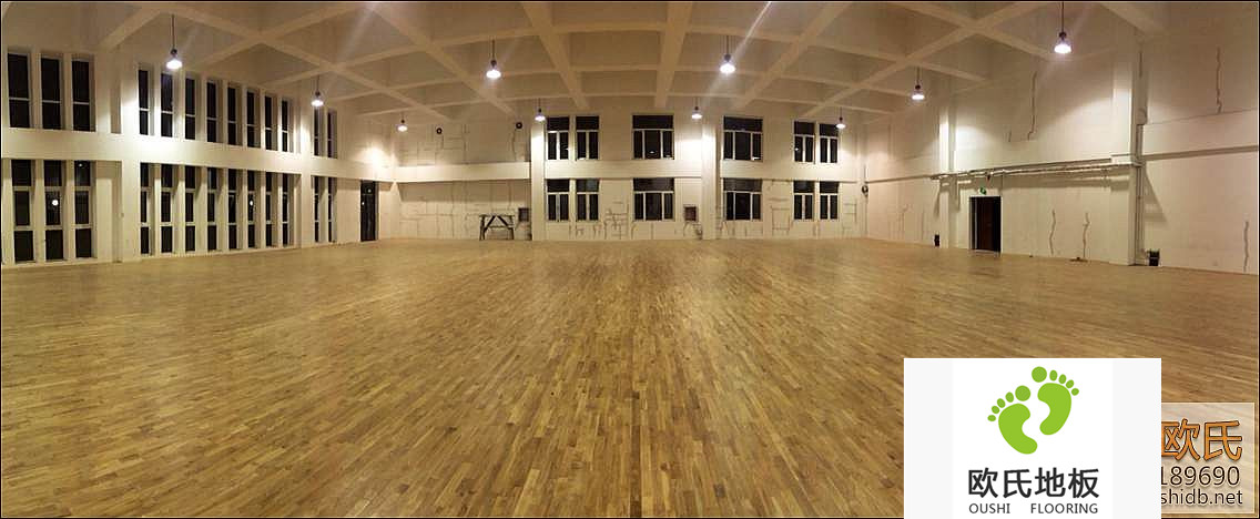 籃球場木地板施工案例-石家莊太行小學(xué)