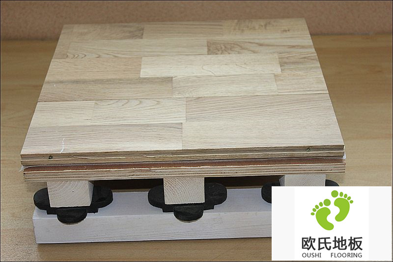 雙龍骨籃球木地板的特點