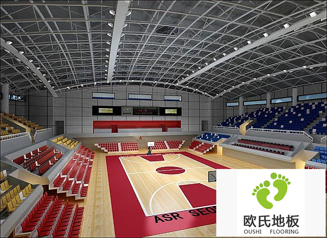 防止體育木地板變形的措施