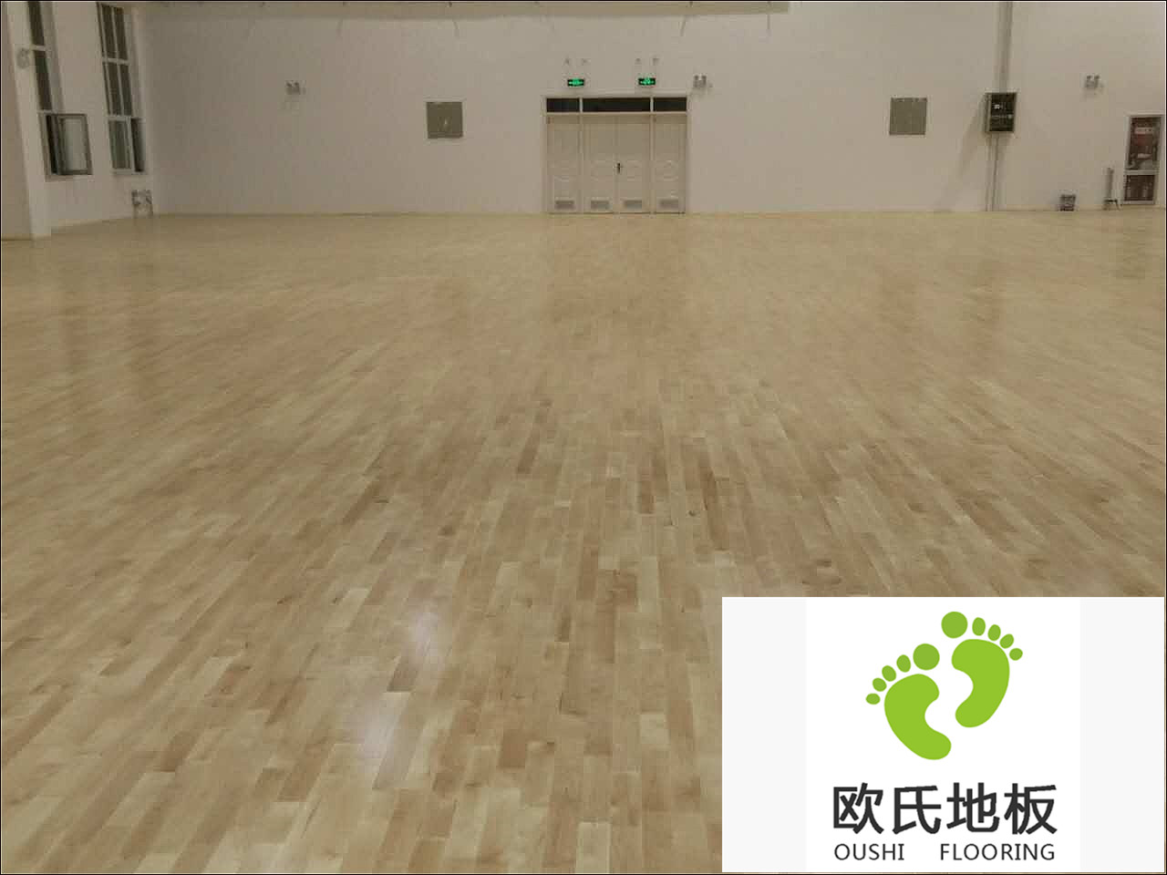 體育專用木地板安裝案例-寧夏靈武第五中學