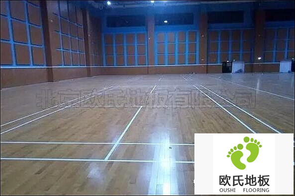 福建福卅市天潭師范附中運動木地板成功案例
