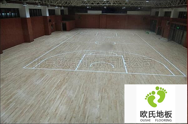 徐州樹恩中學(xué)籃球館木地板成功案例