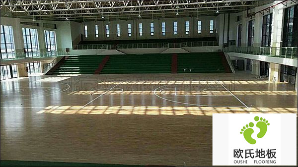 貴州省遵義市習水縣第一中學(xué)籃球館木地板案例