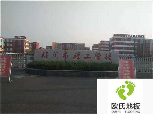 臨沂市理工學(xué)校體育館木地板成功案例